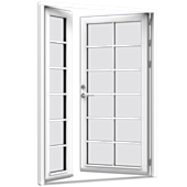 Outside opened